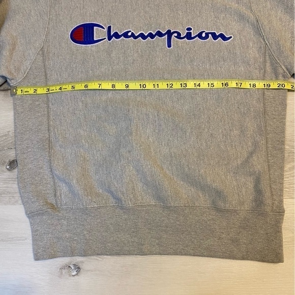 Champion Reverse Weave Crewneck Sweatshirt , Gray, Size Small - Picture 5 of 10